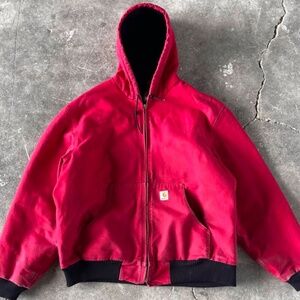 Vintage red Carhartt heavy weight jacket